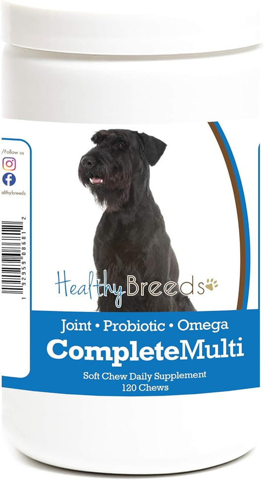 Healthy Breeds Giant Schnauzer All in One Multivitamin Soft Chew 120 Count