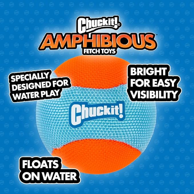 Chuckit! Ultra Tug Dog Toy (Medium) Amphibious Bumper Fetch and Float Dog Toy (Medium)