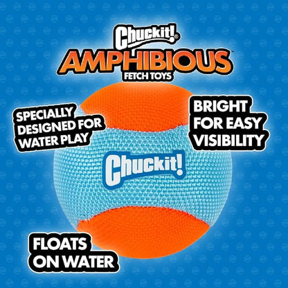 Chuckit! Ultra Tug Dog Toy (Medium) Amphibious Bumper Fetch and Float Dog Toy (Medium)