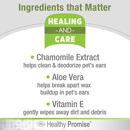 Four Paws Healthy Promise Pet Ear Wipes 35 Count