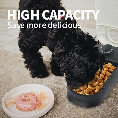 PAWISE Automatic Cat Feeder, 1.5 Cup, 48-Hour Timer, with Ice Pack, for Pet Food Dispensing