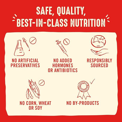 Stella & Chewy's Freeze Dried Raw Dinner Patties – Grain Free Dog Food, Protein Rich Remarkable Red Meat Recipe – 5.5 oz Bag