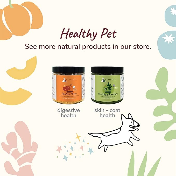 Organic Coconut Oil Pet Supplement for Dogs and Cats - Safe, Natural Skin and Coat Support with Cold Pressed Extra Virgin Coconut Oil - Itchy Skin, Dry Cracked Noses & Dry Skin Treatment - Made in USA
