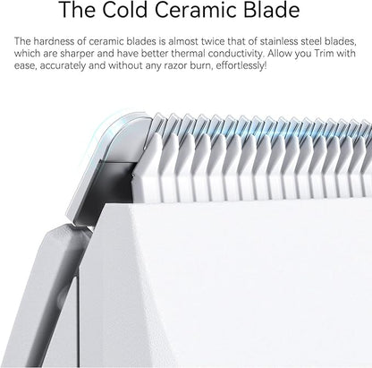Cat Grooming Clippers Kit for Matted Hair, Bautrium 3 in 1 Electric Pet Hair Trimmer for Thick Hair, Heavy Coat Butt Shaver Cordless Cat Razor Claw Fur Trimmer for Dogs and Other Small Animals at Home