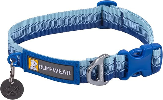Ruffwear, Front Range Dog Collar, Durable and Comfortable Collar for Everyday Use, Coastal Fade, 20"-26"