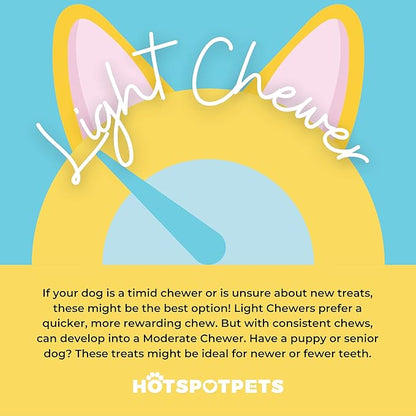 hotspot pets Beef Dog Treats Esophagus (6 Inches) - 100% Natural Healthy Chews for Dogs - Meat Jerky Snack with No Preservatives or from Grass Fed Cattle (10 Pack)