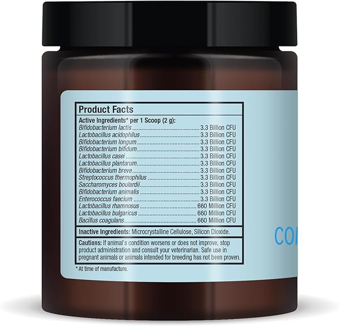 Bark & Whiskers Complete Probiotics, for Dogs and Cats, 3.17 oz (90 g), Supports Immune Function, Digestive Support, Veterinarian Formulated, Non GMO, Dr. Mercola