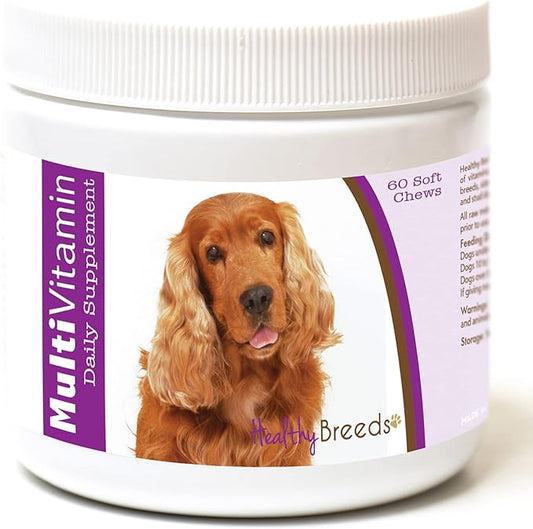 Healthy Breeds Cocker Spaniel Multi-Vitamin Soft Chews 60 Count