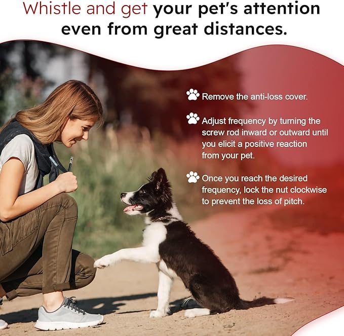 Pet Training Clicker, Whistle -Training Behaviour Aids Accessories for Puppies with Lanyard - Barking Control Device - Long Range Adjustable Frequency - Pack of 3 - Pink