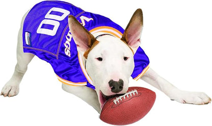 NFL Minnesota Vikings Dog Jersey, Size: Medium. Best Football Jersey Costume for Dogs & Cats. Licensed Jersey Shirt