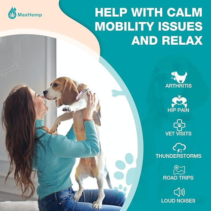 (2 Packs) Pet Hemp Oil for Dogs and Cats Anxiety Stress Pain Holistic Inflammation Skin Allergies Relief Joint Hip Аrthritis Sleep Aid Calming Oil Drop, Organic Extract Treats