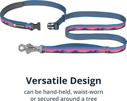 Ruffwear, Crag Dog Leash, Hand-Held or Waist-Worn Reflective with Traffic Handle, Alpine Dusk