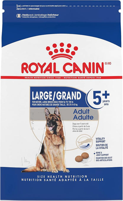 Royal Canin Large Adult 5+ Dry Dog Food for Older Dogs, 30 lb bag