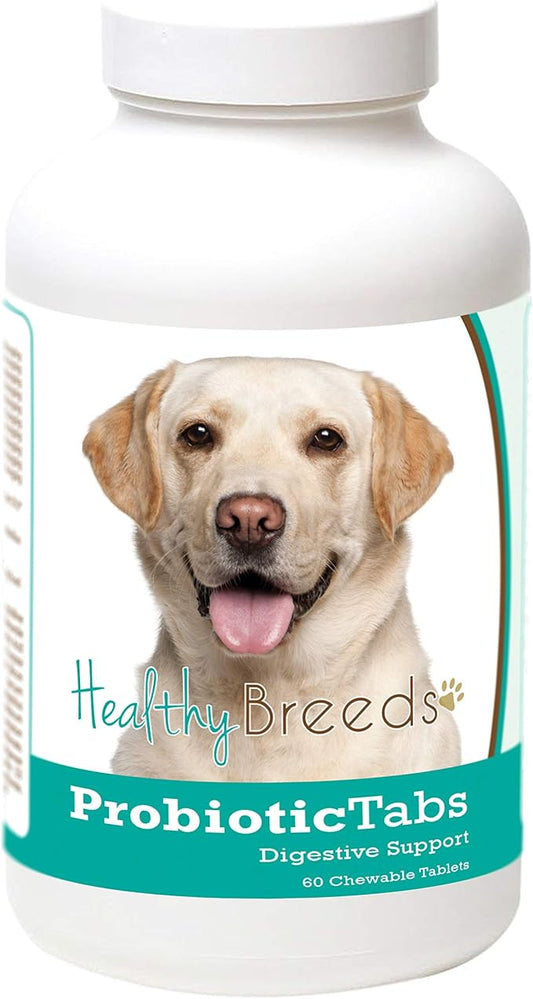 Healthy Breeds Labrador Retriever Probiotic and Digestive Support for Dogs 60 Count