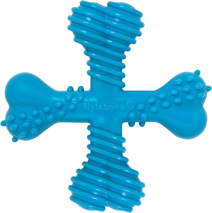 Nylabon Power Chew Comfort Hold X Bone Chew Toy for Dogs, Beef Flavor, Small - Up to 25 lbs. (1 Count)