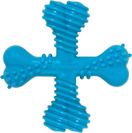 Nylabon Power Chew Comfort Hold X Bone Chew Toy for Dogs, Beef Flavor, Small - Up to 25 lbs. (1 Count)