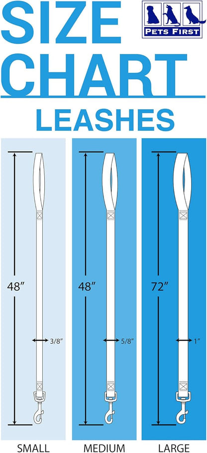 Pets First NHL Tampa Bay Lightning Leash for Dogs & Cats, Large. - Walk Cute & Stylish! The Ultimate Hockey Fan Leash!, 6 ft Long x 1 in Width, LTG-3031-LG