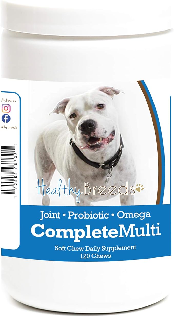 Healthy Breeds Pit Bull All in One Multivitamin Soft Chew 120 Count