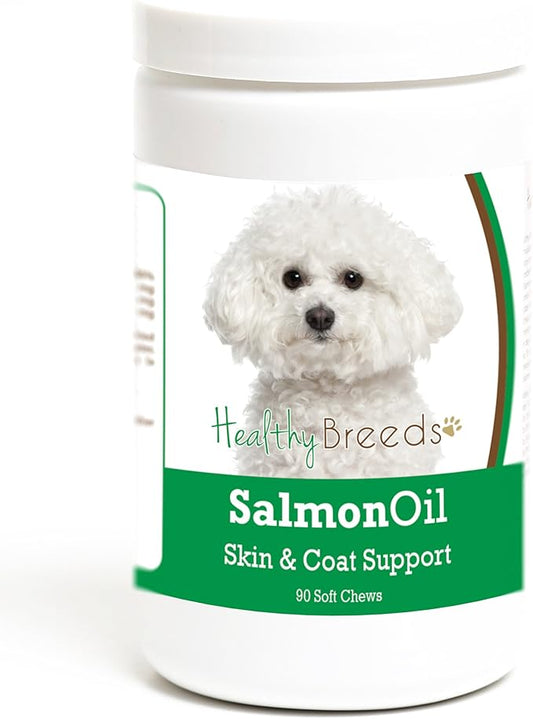 Healthy Breeds Bichon Frise Salmon Oil Soft Chews 90 Count