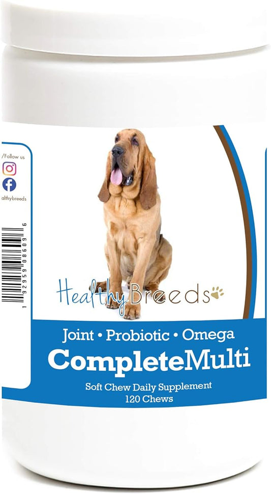 Healthy Breeds Bloodhound All in One Multivitamin Soft Chew 120 Count