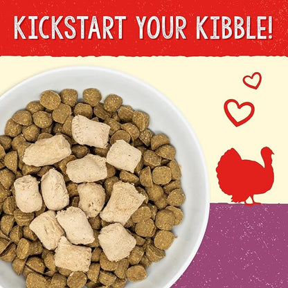 Stella & Chewy's Freeze Dried Raw Tantalizing Turkey Meal Mixer – Dog Food Topper for Small & Large Breeds – Grain Free, Protein Rich Recipe – 1 oz Bag
