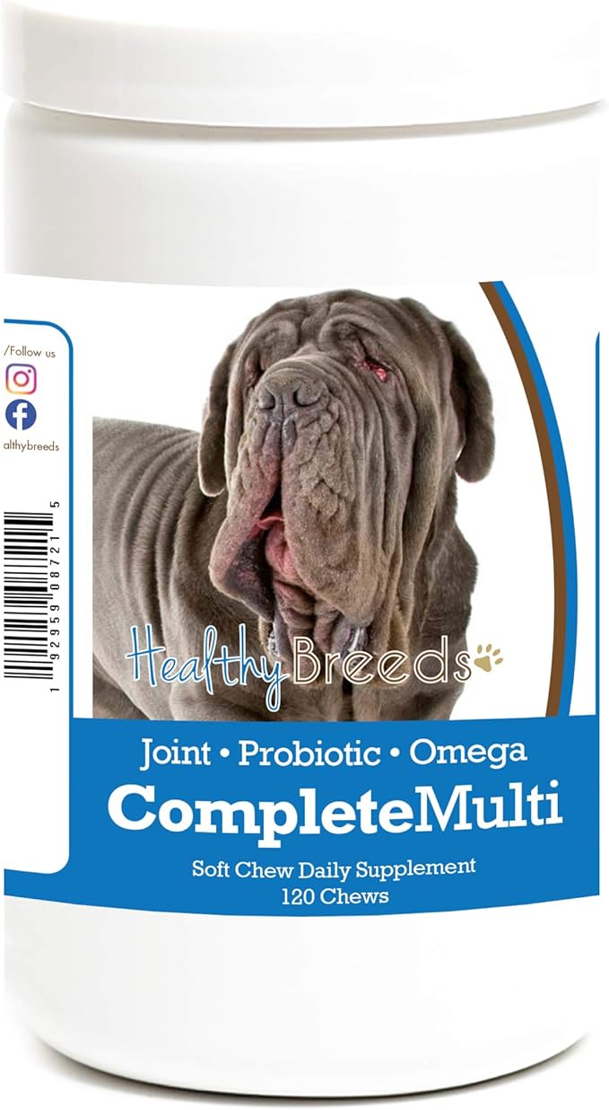 Healthy Breeds Neapolitan Mastiff All in One Multivitamin Soft Chew 120 Count