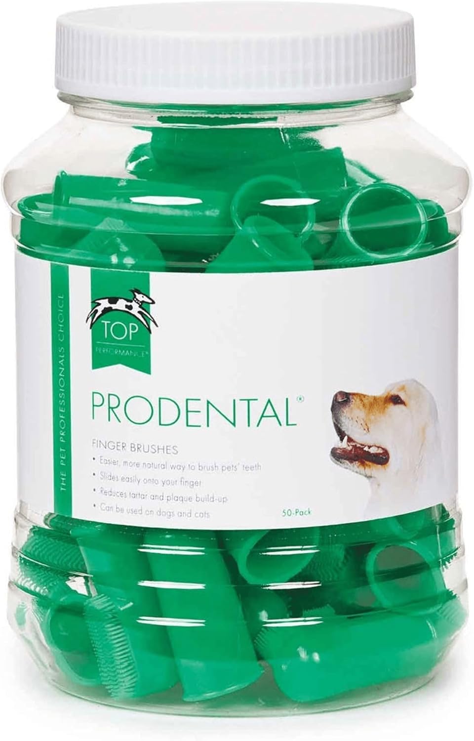 Prodental Dog Finger Tooth Brush, 50 Pcs Finger Toothbrush for Dogs, Cats & Small Pets