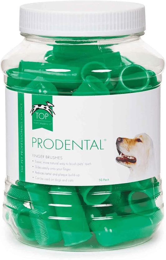 Prodental Dog Finger Tooth Brush, 50 Pcs Finger Toothbrush for Dogs, Cats & Small Pets
