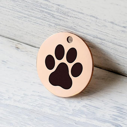 MYLUCKYTAG Stainless Steel QR Code Pet ID Tags Dog Tags - Pet Online Profile - Scan QR Receive Instant Pet Location Alert Email