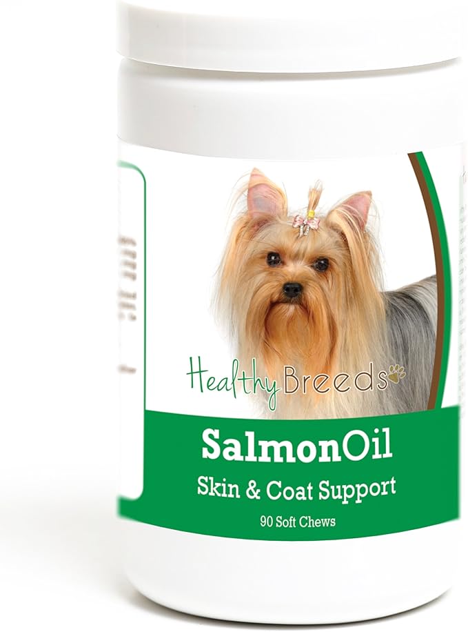 Healthy Breeds Yorkshire Terrier Salmon Oil Soft Chews 90 Count
