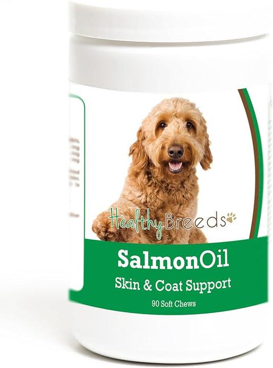 Healthy Breeds Goldendoodle Salmon Oil Soft Chews 90 Count