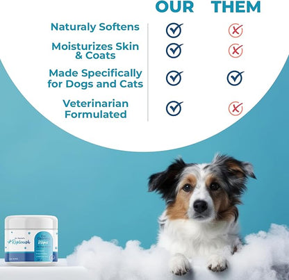 Replenish Cat and Dog Ear Cleaning Wipes - Dr. Rachel's Gentle Cleansing Wipes, Cucumber Melon Scent, Aloe Vera-Infused, 100 Count