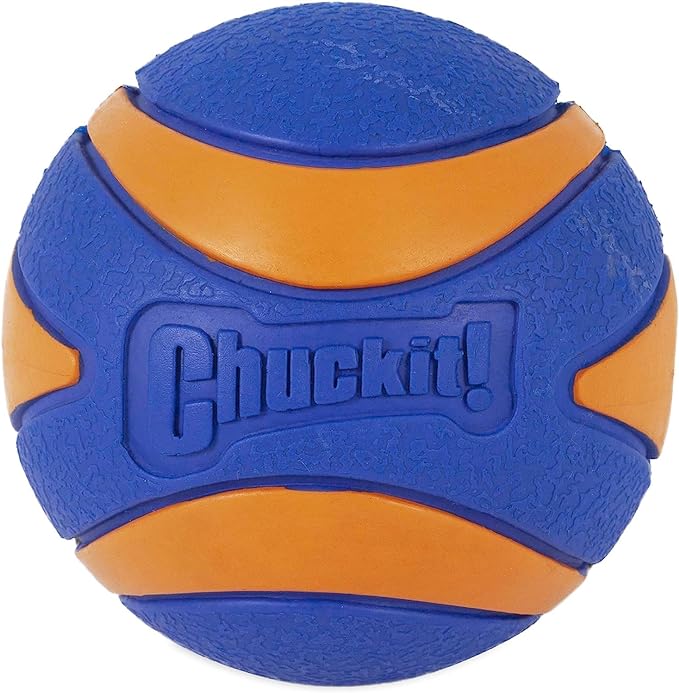 Chuckit Ultra Squeaker Ball Dog Toy, Medium (2.5 Inch) 2 Pack, for Medium Breeds