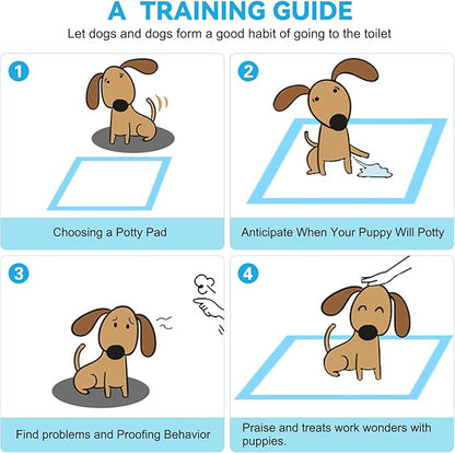 60Count Dog Pee Pads Extra Large, 31"X35", Puppy Pads Pet Training Pads, Disposable Pee Pads for Dogs, for Pet Potty Training