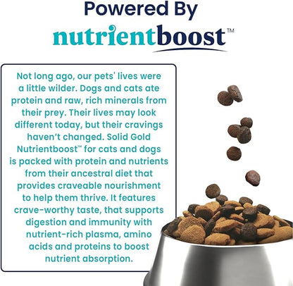 Solid Gold Dry Dog Food for Adult & Senior Dogs - Made with Real Chicken & Brown Rice - NutrientBoost Hund-N-Flocken Healthy Dog Food for Weight Management & Better Digestion