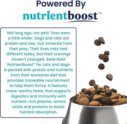 Solid Gold Dry Dog Food for Adult & Senior Dogs - Made with Real Lamb & Brown Rice - NutrientBoost Hund-N-Flocken Healthy Dog Food for Weight Management & Digestive Support