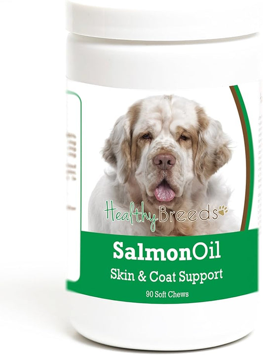 Healthy Breeds Clumber Spaniel Salmon Oil Soft Chews 90 Count