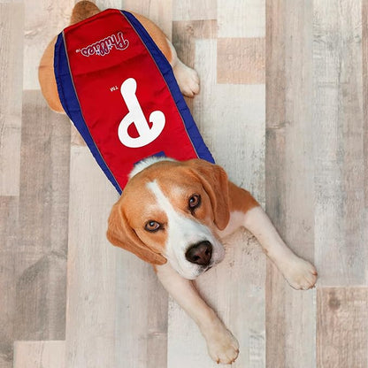 Pets First MLB Philadelphia Phillies Puffer Vest for Dogs & Cats, Medium. Warm, Cozy, & Waterproof Dog Coat, for Small & Large Dogs/Cats. Best MLB Licensed PET Warming Sports Jacket (PHP-4081-MD)