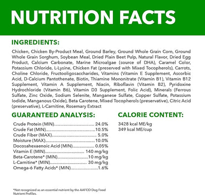 IAMS Healthy Aging Adult Dry Dog Food for Mature and Senior Dogs with Real Chicken, 29.1 lb. Bag