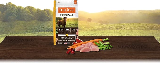 Instinct Original Grain Free Recipe with Real Chicken Natural Dry Dog Food, 4 lb. Bag