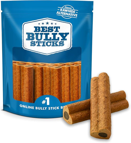 Best Bully Sticks Love Bones - Heart Shaped Chicken Dog Chews - USA Baked & Packed, Easy to Digest, Natural, High Protein - 20 Pack