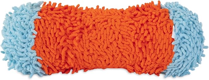 Chuckit Indoor Fetch Tumble Bumper Dog Toy (8.5 Inch), Orange and Blue