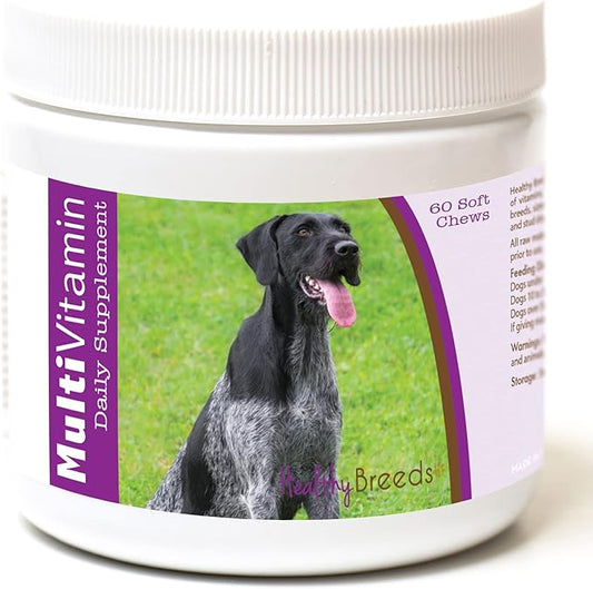 Healthy Breeds German Wirehaired Pointer Multi-Vitamin Soft Chews 60 Count