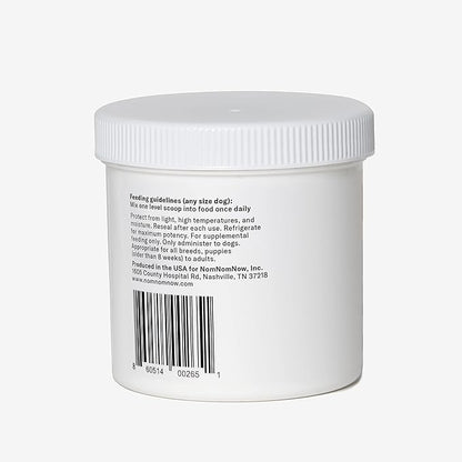 Nom Nom Dog GI-Targeted Probiotic Support - with Prebiotic Fiber, Inulin, and Saccharomyces boulardii - Gut Health Dog Probiotics for Gastrointestinal and Stomach Relief (GI Powder)