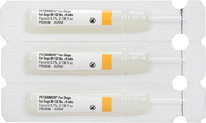 PetArmor for Dogs, Flea and Tick Treatment for Extra Large Dogs (89-132 Pounds), Includes 3 Month Supply of Topical Flea Treatments