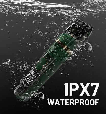 Dog Clippers for Grooming Low Noise, Dog Paw and Hair Trimmer with 3-Speed Digital Display, Detachable Waterproof Dog Trimmer for Grooming, Rechargeble Pet Grooming Clippers for Dogs Professional