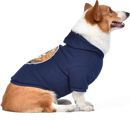 STAR WARS for Pets The MANDALORIAN Hoodie for Dogs, “The CHILD” Design with Leash Attachment Hole, Extra Large| STAR WARS Apparel for Dogs | Cozy Hooded GROGU Sweatshirt for Dogs Navy