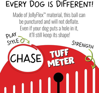 Jolly Pets Large Jolly Soccer Ball Floating-Bouncing Dog Toy; 8" Green Apple