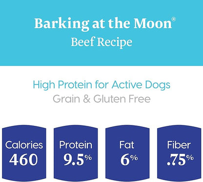 Solid Gold High Protein Wet Dog Food - Barking At The Moon Grain Free with Real Beef - 12Ct/13.2Oz Can