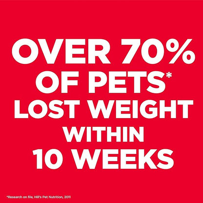 Hill's Science Diet Perfect Weight, Adult 1-6, Weight Management Support, Wet Dog Food, Chicken & Vegetables Stew, 12.5 oz Can, Case of 12